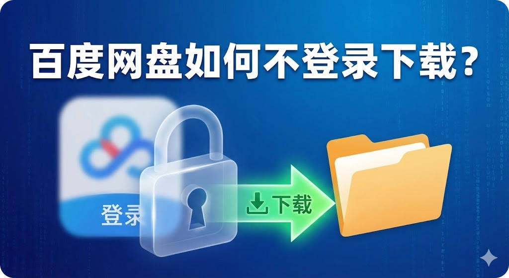 百度网盘如何不登录下载