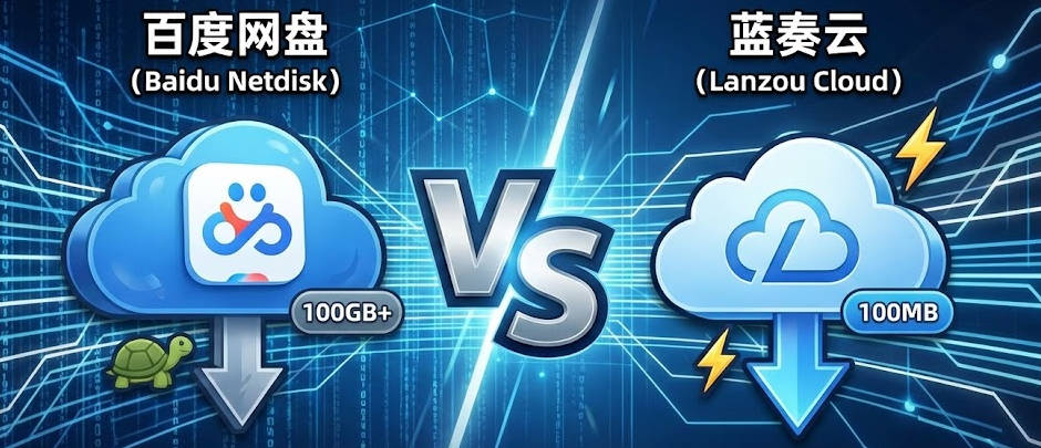百度网盘 vs 蓝奏云