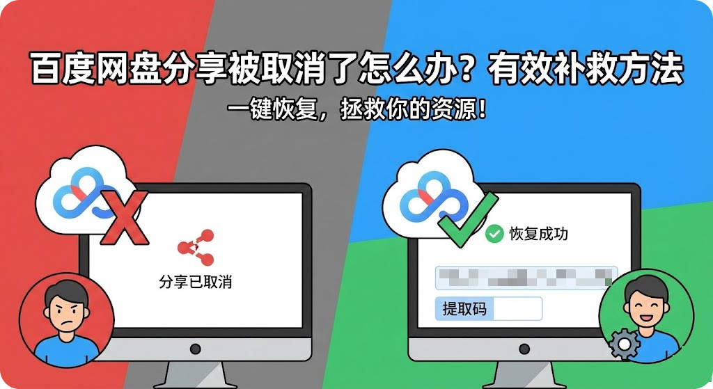 百度网盘分享被取消了怎么办