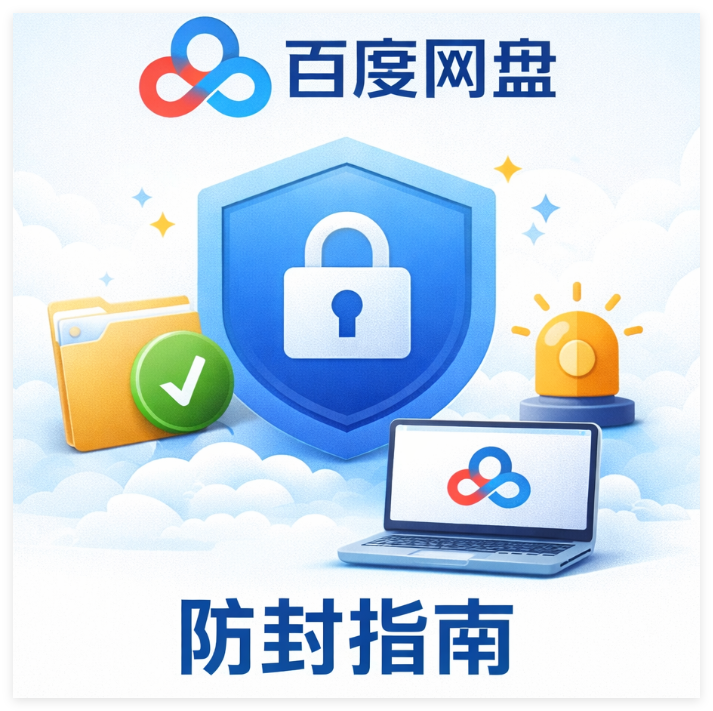 百度网盘防封指南