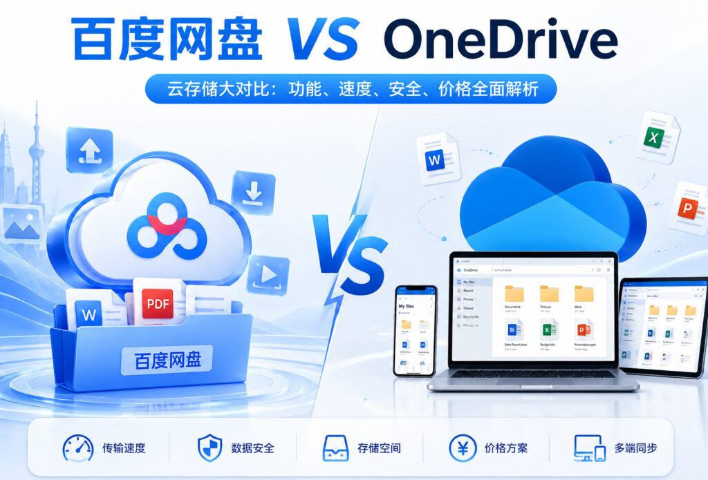 百度网盘VSOneDrive全面对比